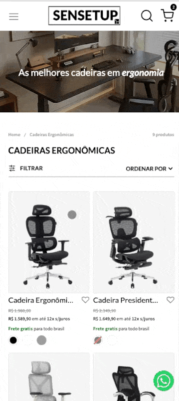 Sensetup site image