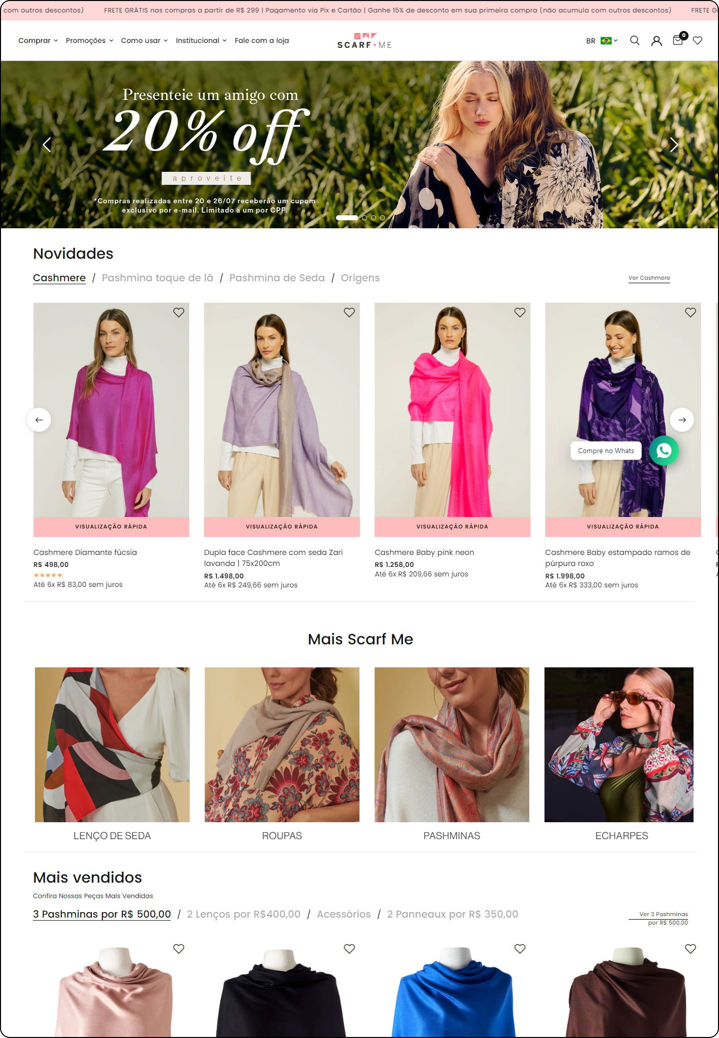 Scarfme site image