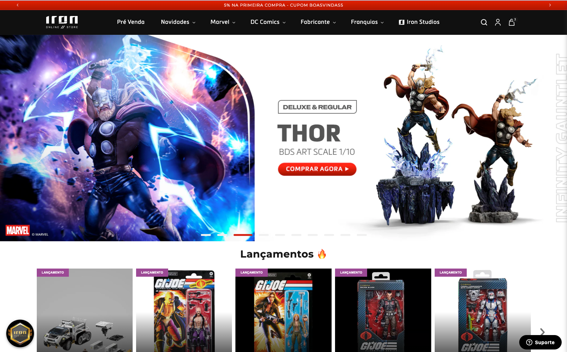 Iron Studios site image