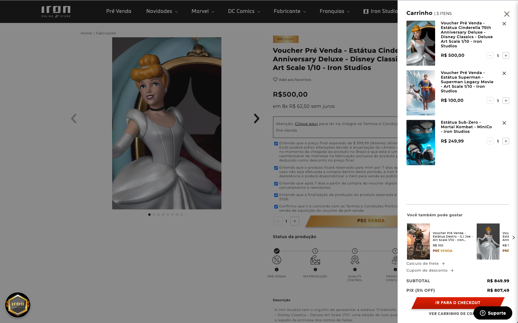 Iron Studios site image