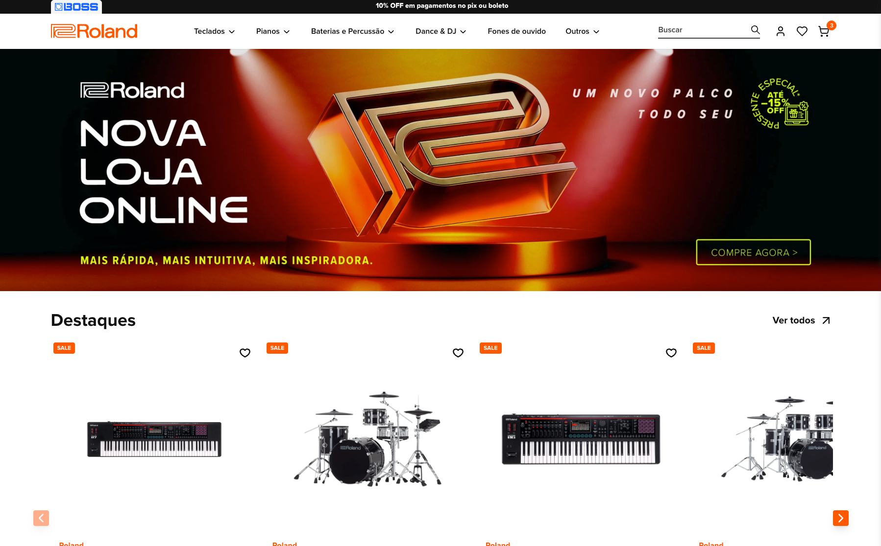 Roland & Boss site image